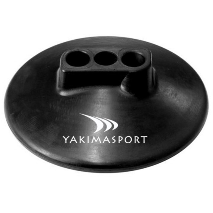 Suport pentru baston de antrenament, YakimaSport, Cauciuc, Pentru bastoane de 25 mm, Negru