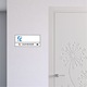 Placa informativa, RC, Alb