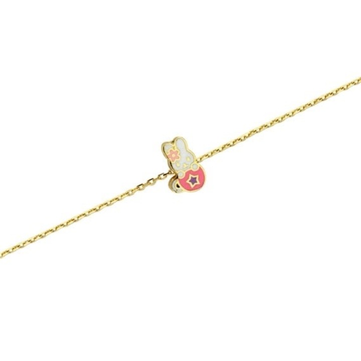 Gyerek sárga arany karkötő, állítható hosszúság, DA557