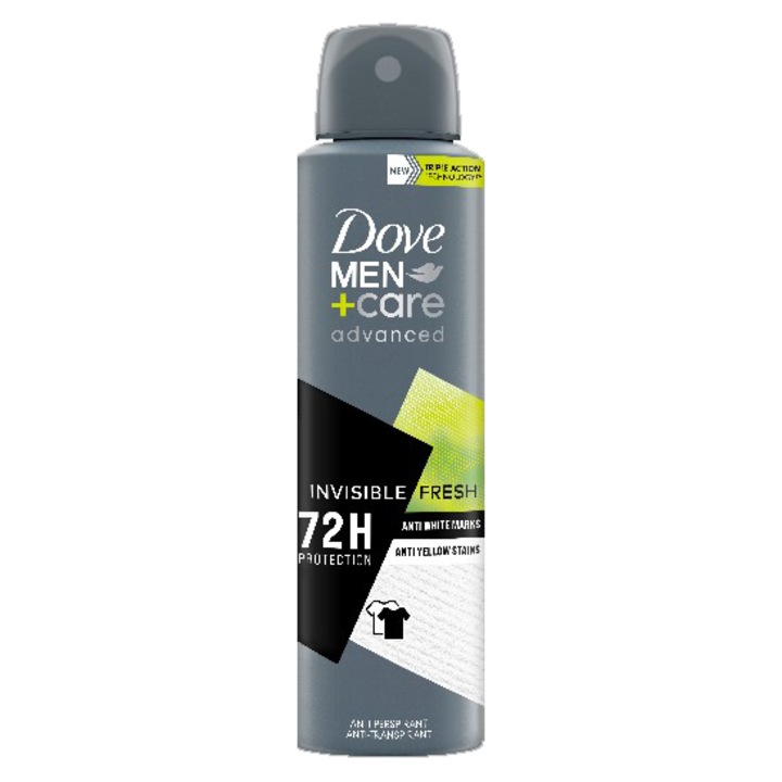 Deodorant Dove Men+Care Advanced Care Spray Invisible Fresh, 150 ml