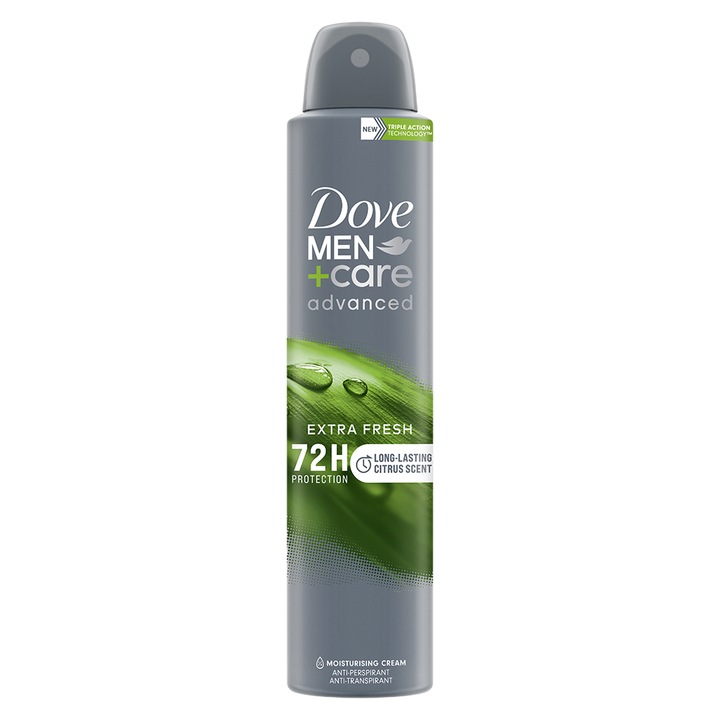 Deodorant Dove Men+Care Advanced Care Spray Invisible Dry, 200 ml