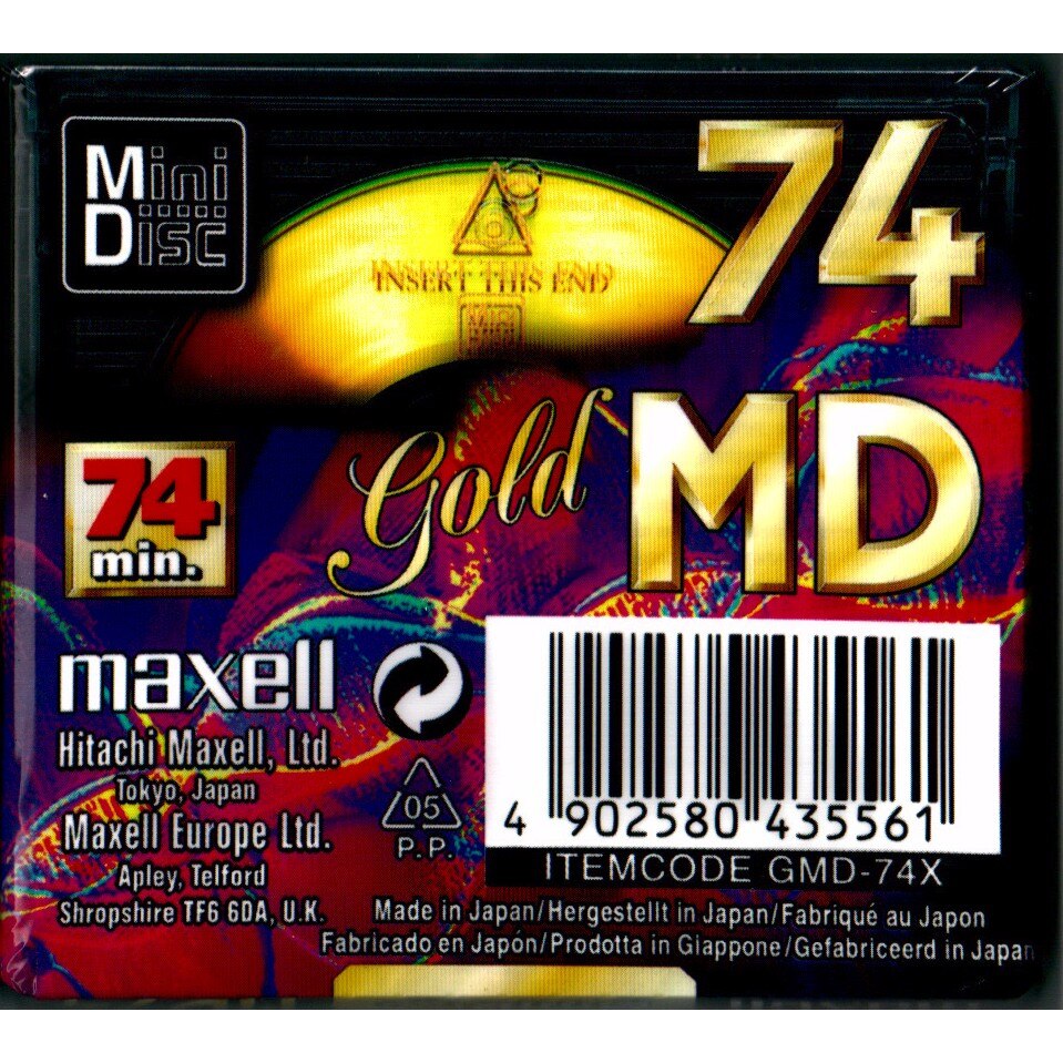 Maxell Gold MD74 MiniDisc eMAG.hu