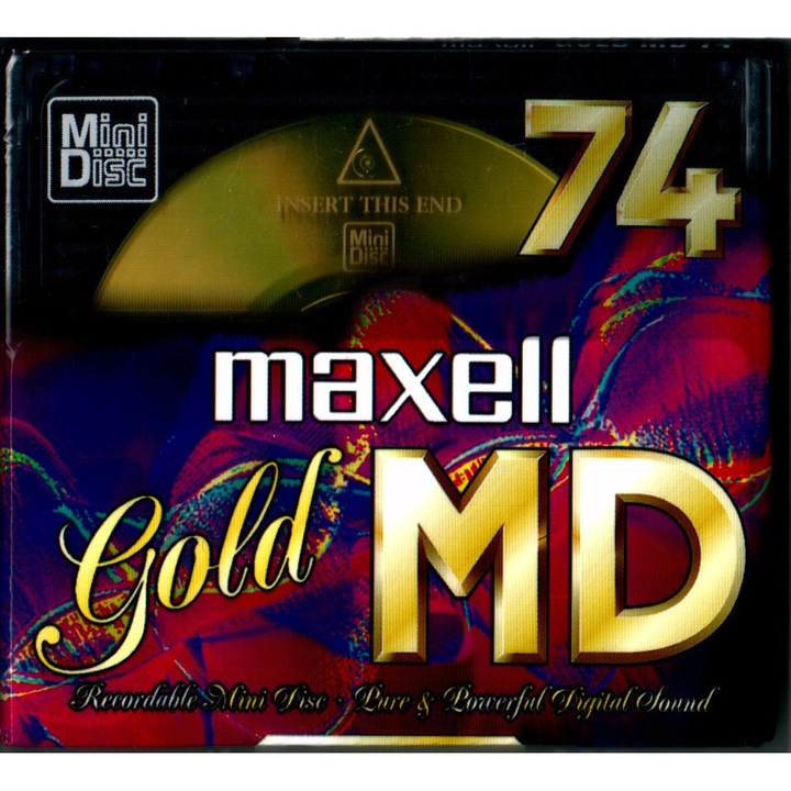 Maxell Gold MD74 MiniDisc