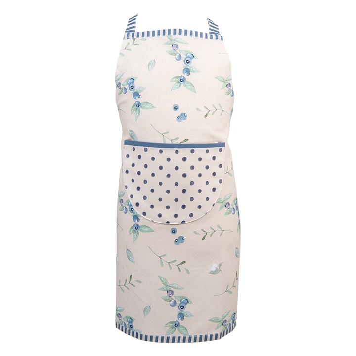 Sort bucatarie bumbac pentru copii Blueberries 48x56 cm