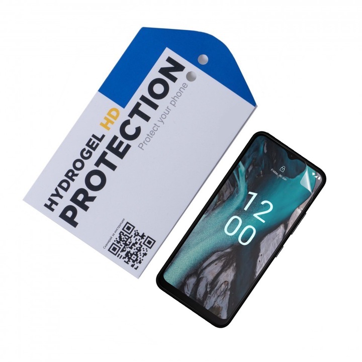 Удароустойчив протектор ОфисиТе за Nokia C22, Hydrogel HD, Антибактериално покритие