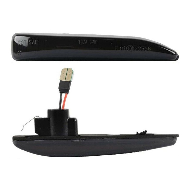 2 db Xenon Bright® Dynamic Smoke LED szárnyjelző készlet BMW 7-es sorozat E65, E66, E67, E68