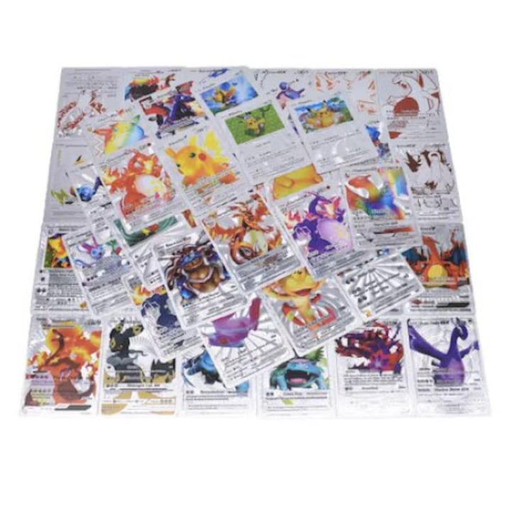 Игра с карти Pokemon Silver VMax GX Energy The Twin, 55 бр