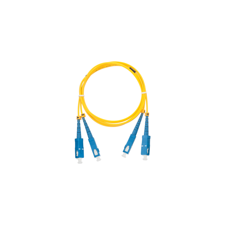 Nikomax Optikai patch kábel SC - SC, SM 9/125, 3m (NMF-PC2S2C2-SCU-SCU-003)