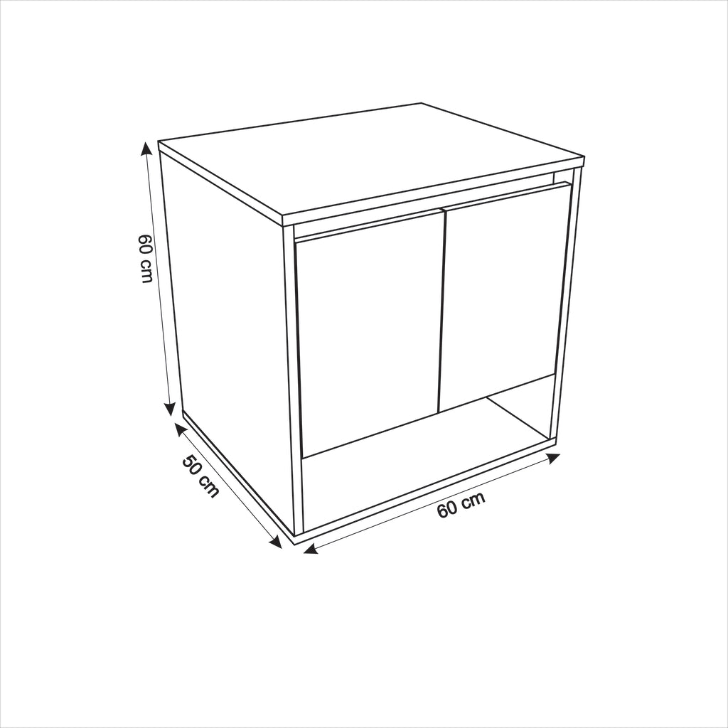 Комплект мебели за баня, 5 части, Маска, Композитна мивка, Смесител ...