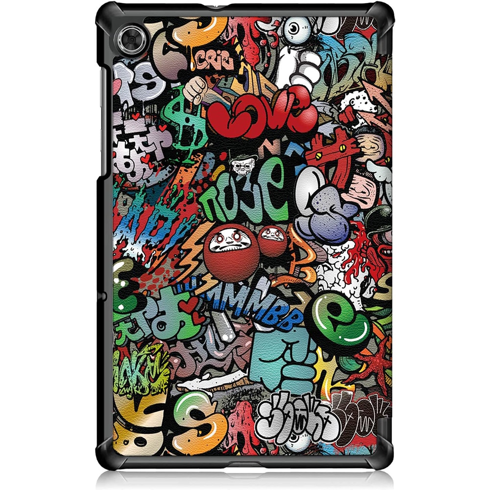 Husa tableta Piele, Tip Carte pentru Lenovo Tab M8 gen 4 8.0", Protectie Completa, Functie de Stand, Close To Sleep, Soft Touch, Durabil, Multicolor