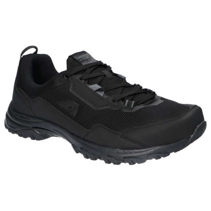 Pantofi sport barbati WT137, American Club, Material textil, Negru - 65484, Negru