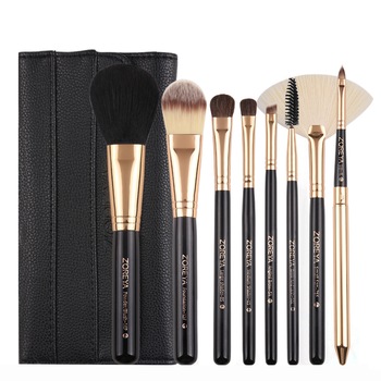 Set 8 pensule profesionale de machiaj black din par de ponei - make-up Zoreya Set 8 pensule profesionale de machiaj black din par de ponei - make-up Zoreya