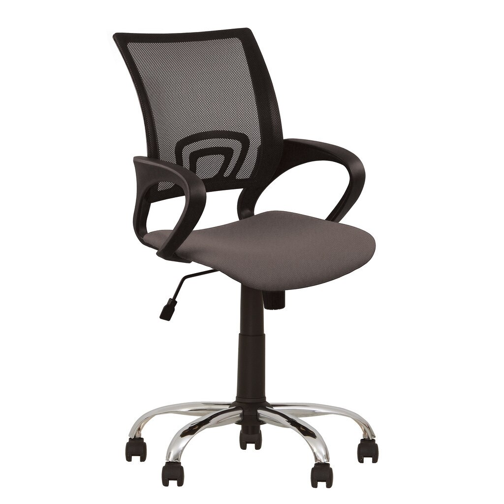 Scaun de birou NETWORK GTP CHROME, Gri stofa cagliari