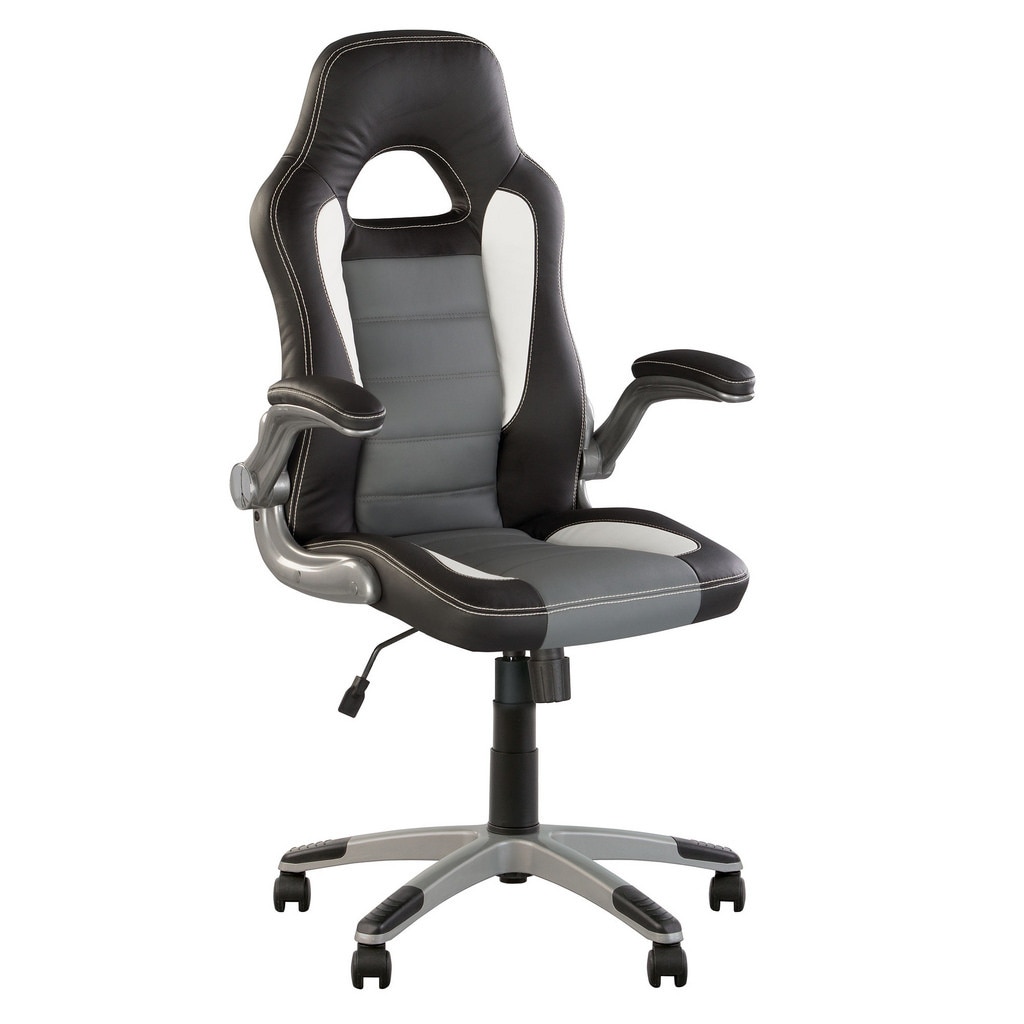 Scaun de birou gaming RACER, Multicolor piele ecologica