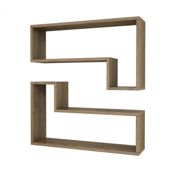 Set 2 rafturi Ozy Modella, NUC 83.6 x 43.6 x 19.5 cm, pal 18 mm