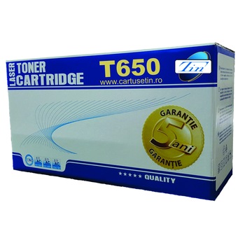 Cartus toner (laser) TIN compatibil cu LEXMARK T650A21E - 25000 pagini Cartus toner (laser) TIN compatibil cu LEXMARK T650A21E - 25000 pagini