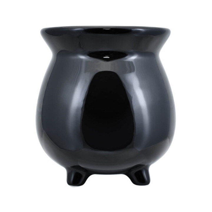 Cana Pentru Yerba Mate, Cebador, Ceramica Negru, Caldero, 350 ml, Design de Ceaun, Suprafata Glazurata, Rezistenta, Calitate Premium