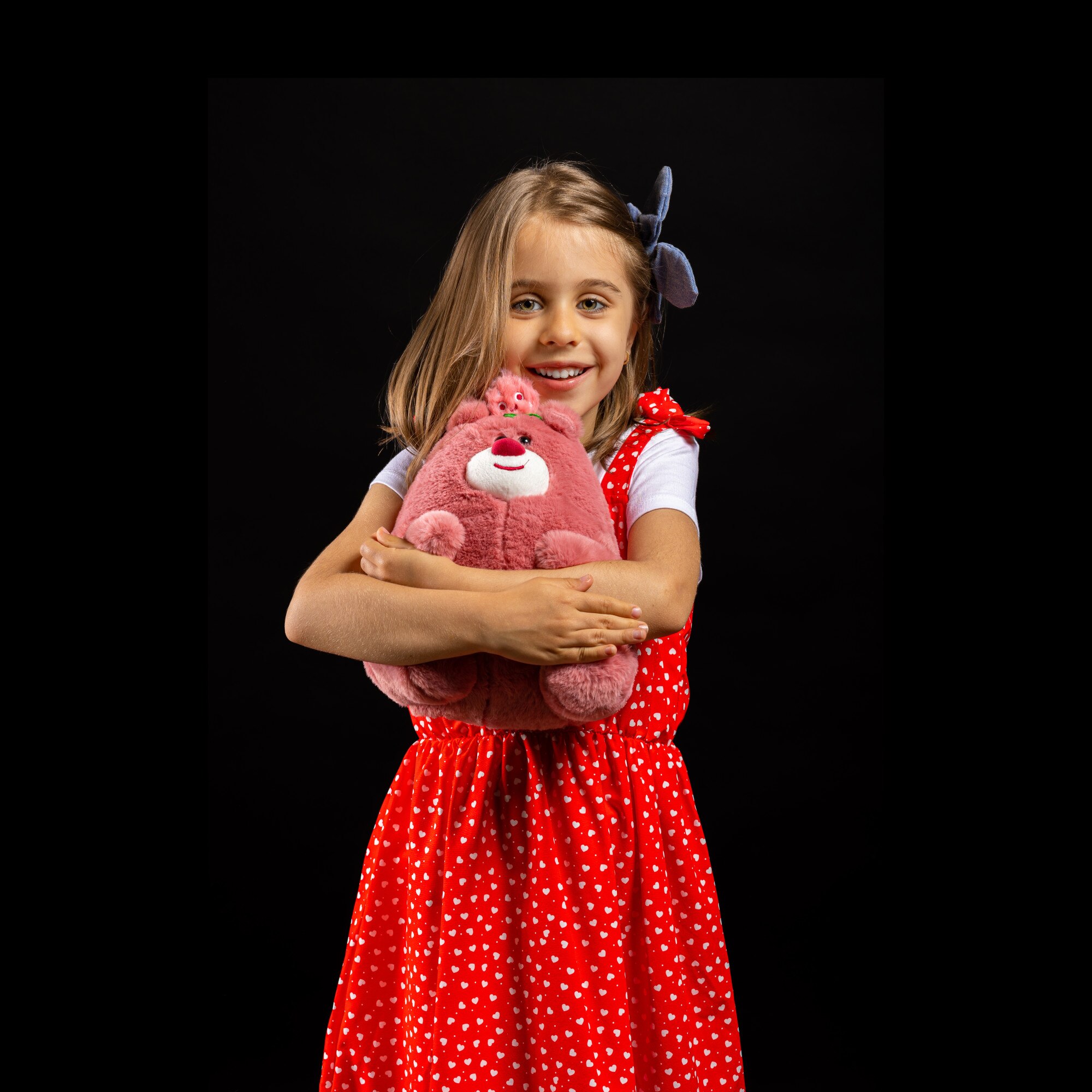 Jucarie Plus Ursulet Roz RUBY 30cm - eMAG.ro