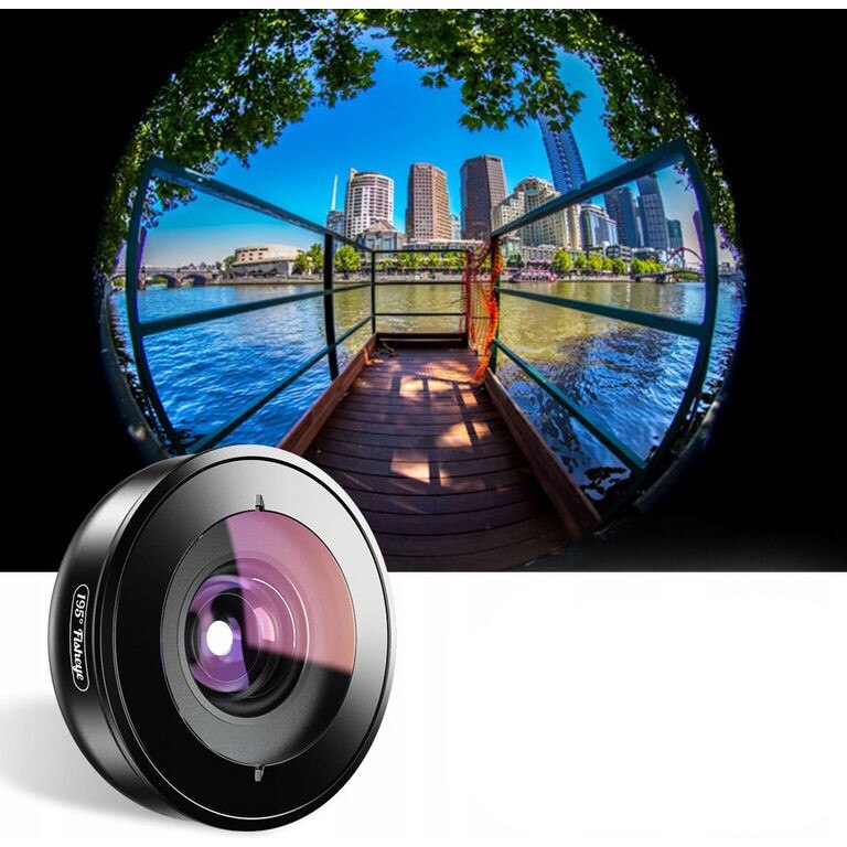 Obiectiv FishEye 195° HD pentru telefon, Smartphone, APL-HB195 Fisheye ...