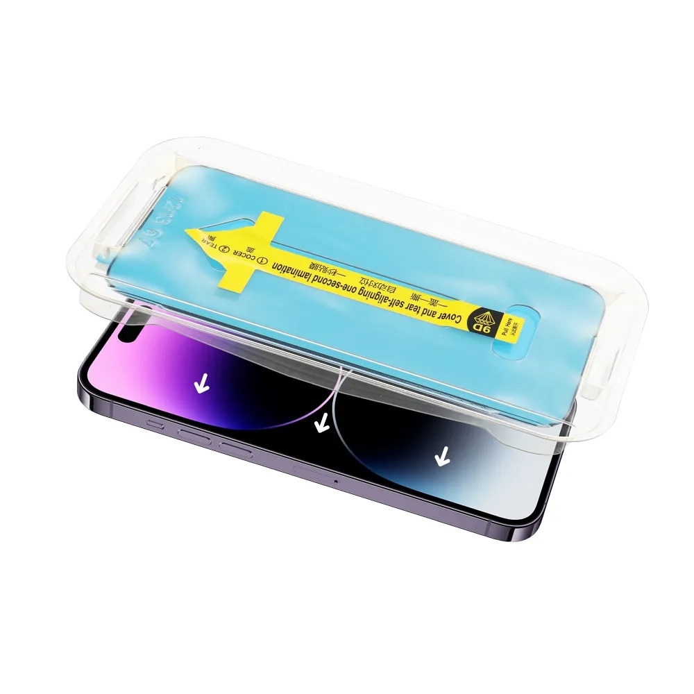Folie de Protectie Daden® instalare Usoara din Sticla Temperata Premium pentru iPhone 11 Pro Max, Kit instalare rapida, Easy App, Protectie Profesionala, Ultra Rezistenta, Calitate Premium