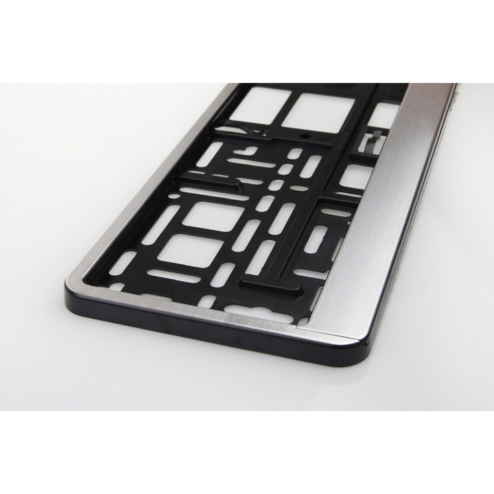 Стойка за регистрационен номер, полиран алуминий