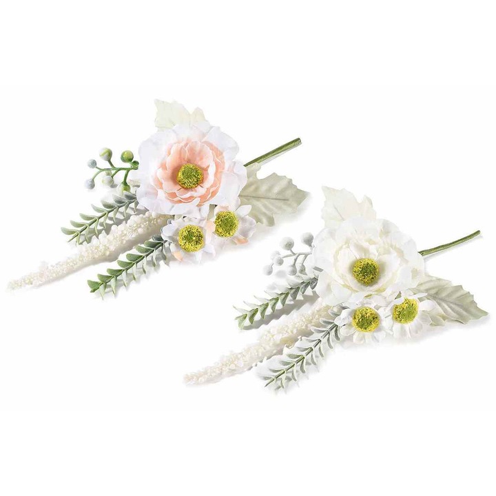 Set 6 flori Peonia artificiala 21 cm