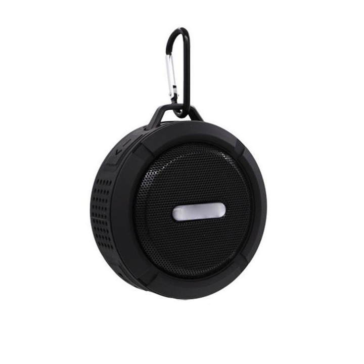 Hordozható, vezeték nélküli, vízálló Bluetooth hangszóró mélynyomóval; javított basszus. Beépített mikrofon: sportoláshoz, uszodához, strandhoz, túrázáshoz, kempingezéshez