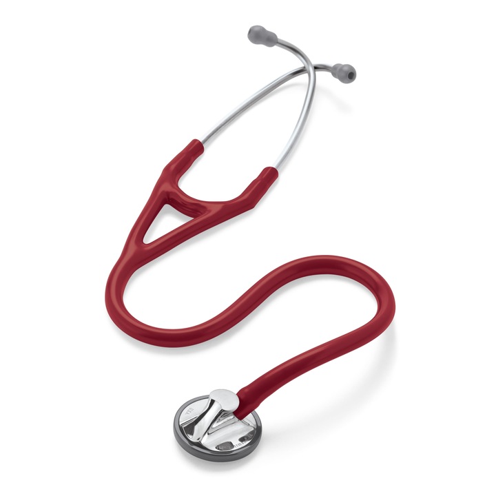 Stetoscop 3M Littmann Master Cardiology Rosu Burgundia 2163