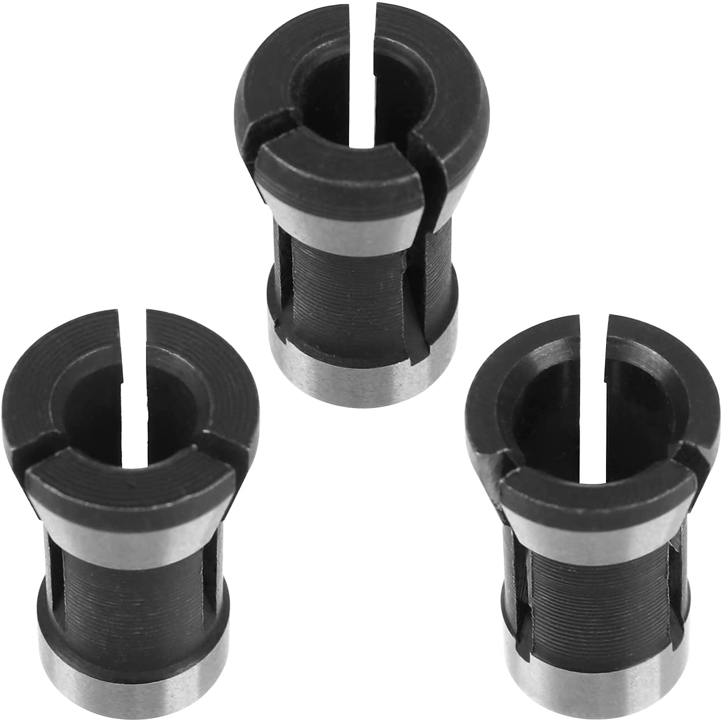 YOCDNOV 6-delige Adapter Set Voor Spanhouder – Geschikt Voor 6, 6,35 En 8 Mm Frezen, Verstevigd Koolstofstaal, Voor Graveer- En Freesmachines (zwart) 4 miniatuurafbeelding