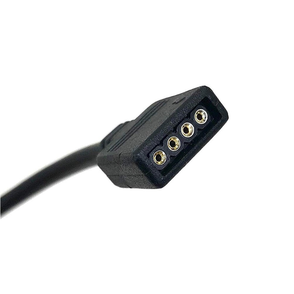 Cablu de prelungire RGB, 4 pini, Negru - eMAG.ro