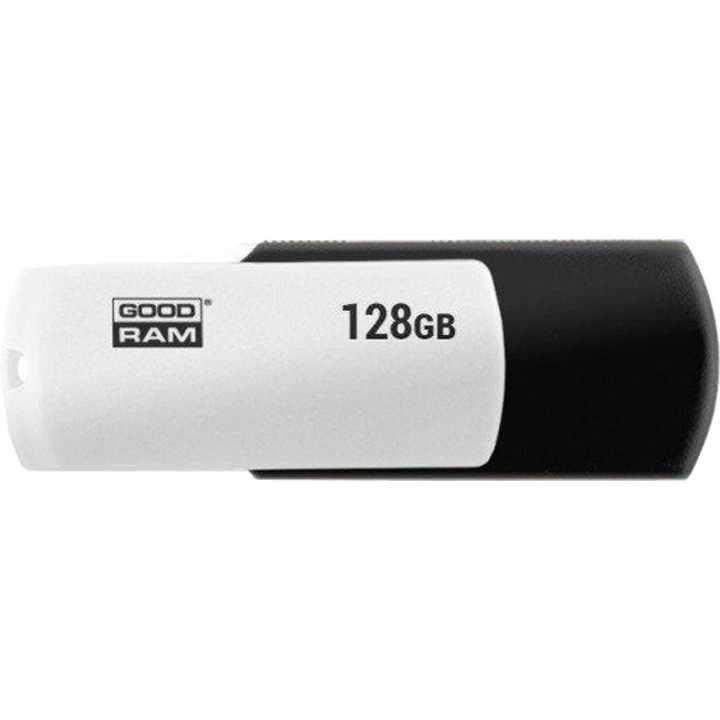 Goodram UCO2 USB памет, 128GB, USB 2.0, черно/бяло
