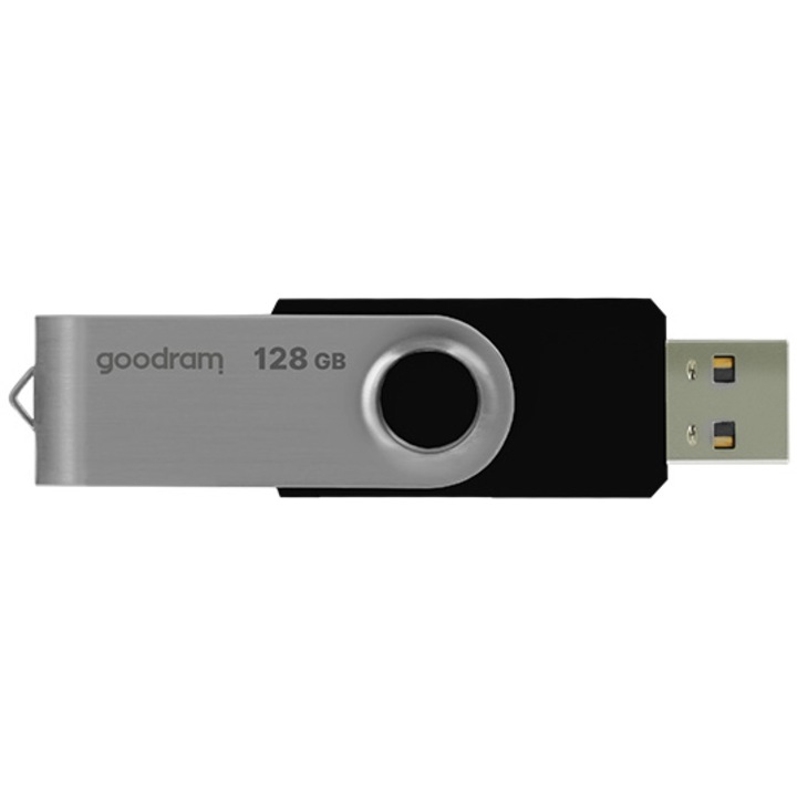 USB Flash памет Goodram UTS2, 128 GB, USB 2.0, Черна