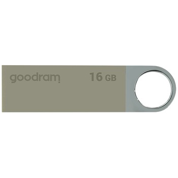 Memorie USB Goodram UUN2, 16GB, USB 2.0, Argintiu Memorie USB Goodram UUN2, 16GB, USB 2.0, Argintiu