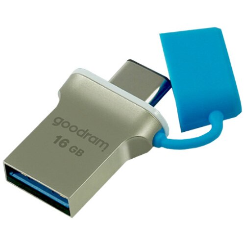 Memorie OTG Goodram ODD3, 16GB, USB 3.0, Albastru
