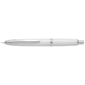 Stilou Pilot Capless Rhodium, varf mediu, alb Stilou Pilot Capless Rhodium, varf mediu, alb