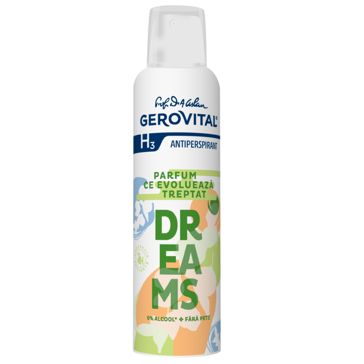 Deodorant Antiperspirant Dreams, Gerovital, 150 ml