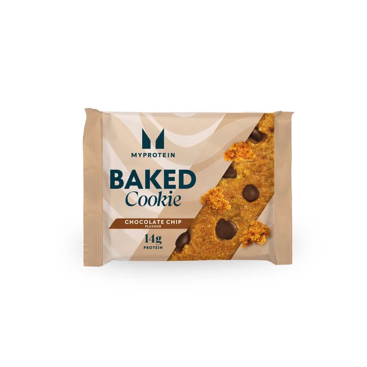 Prajitura proteica coapta, MyProtein Baked Protein Cookie Choc Chip 75 g