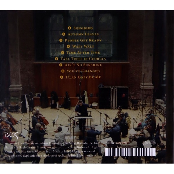 Eva Cassidy And London Symphony Orchestra And Christopher Willis I Can Only Be Me Deluxe Cd