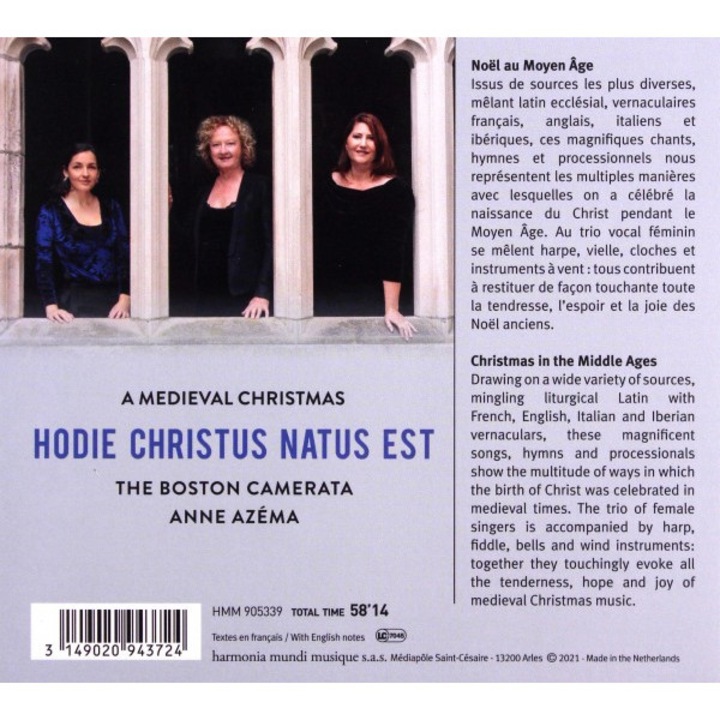 Boston Camerata Anne Azema: Hodie Christus Natus Est (digipack) [CD]