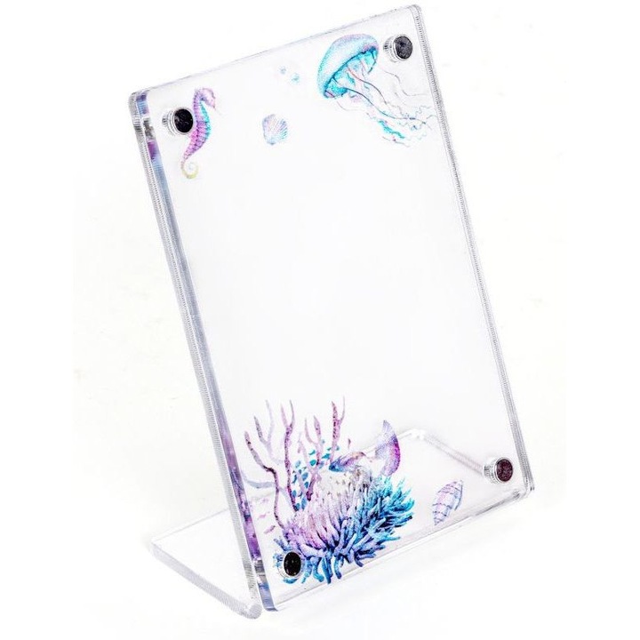 Rama foto 2x3'' LoveInstant, pentru Kodak, Polaroid, Fujifilm Instax Zink, Mini 12 /7/8/9/11/40, Lumea subacvatica