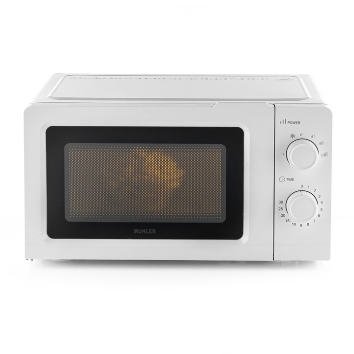 Микровълнова фурна MUHLER MO-5001, 20L, 700W, Бял