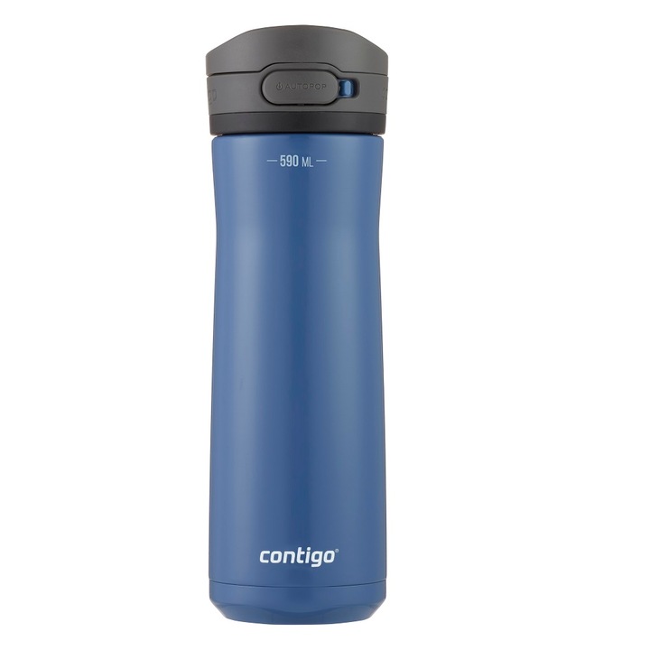 Двустенна бутилка за вода CONTIGO Jackson Chill AUTOPOP™, 590 мл, Blue Corn
