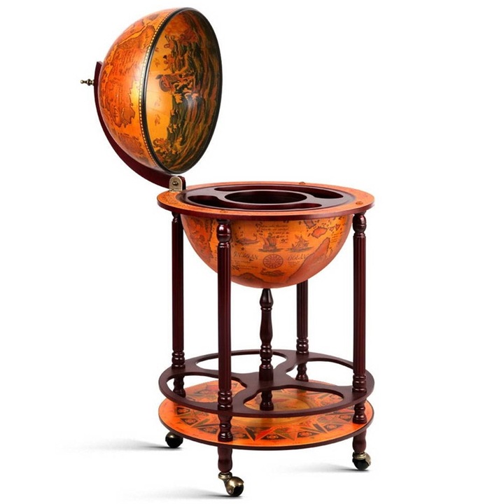 Bar glob pamantesc model Genova 60x60x107cm