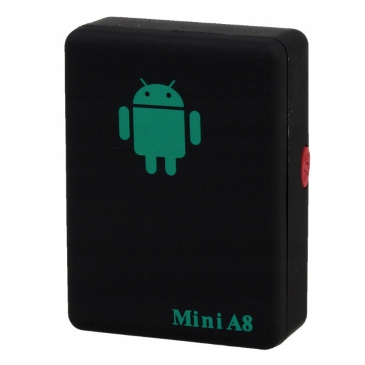 BASHAR Mini A8 GPS helymeghatározó készülék, SIM támogatás