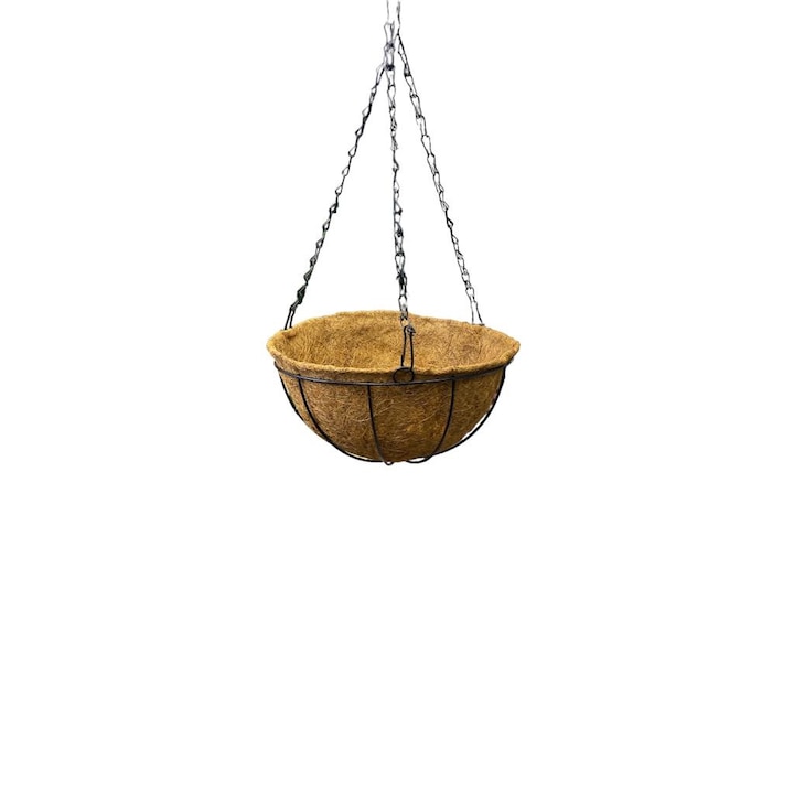 Висяща кашпа от кокосови влакна 26 Х 16 см