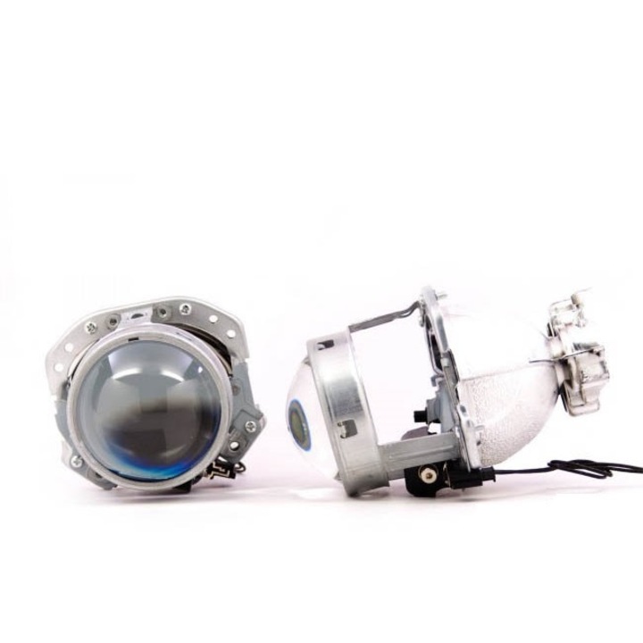 Lupe Bixenon de 3" tip Hella Evox-R E55 H7 pentru becuri H7 halogen, xenon si LED