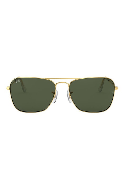 Ray-Ban, Ochelari de soare aviator unisex Caravan, Auriu, 55-15-140