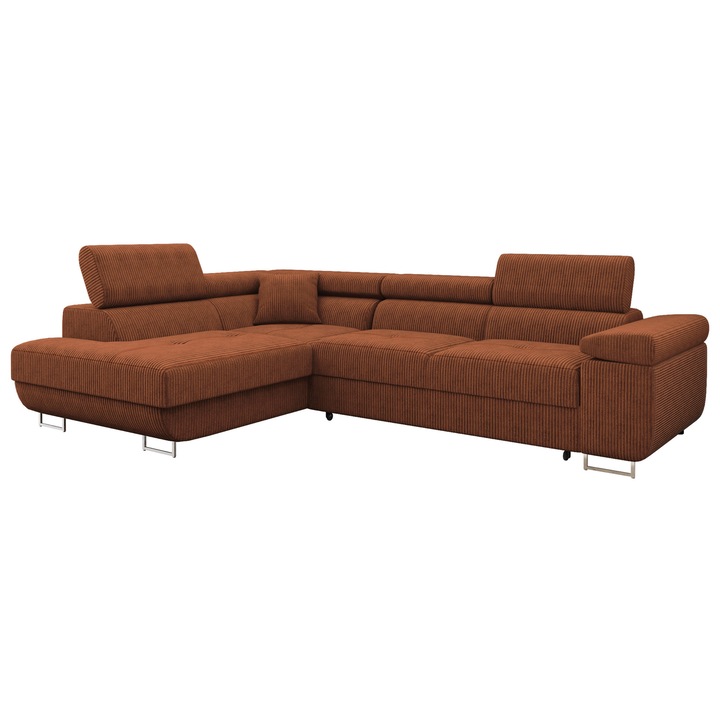 Coltar rabatabil Torezio Reiat, MIRJAN24, maro, stanga, 274x203x85 cm