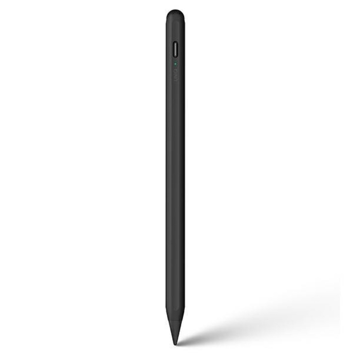 Stylus magnetic Uniq Pixo Lite compatibil cu tablete iPad, 165 mAh, Incarcare USB-C, Bluetooth, Negru