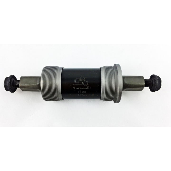 Monobloc pedalier biciclete, 122.5mm, BSA 1.37x24, piulite otel